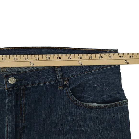Levis 559 Relaxed Straight Fit Jeans Mens Size 44 x 31 Dark Wash Denim - Picture 3 of 12